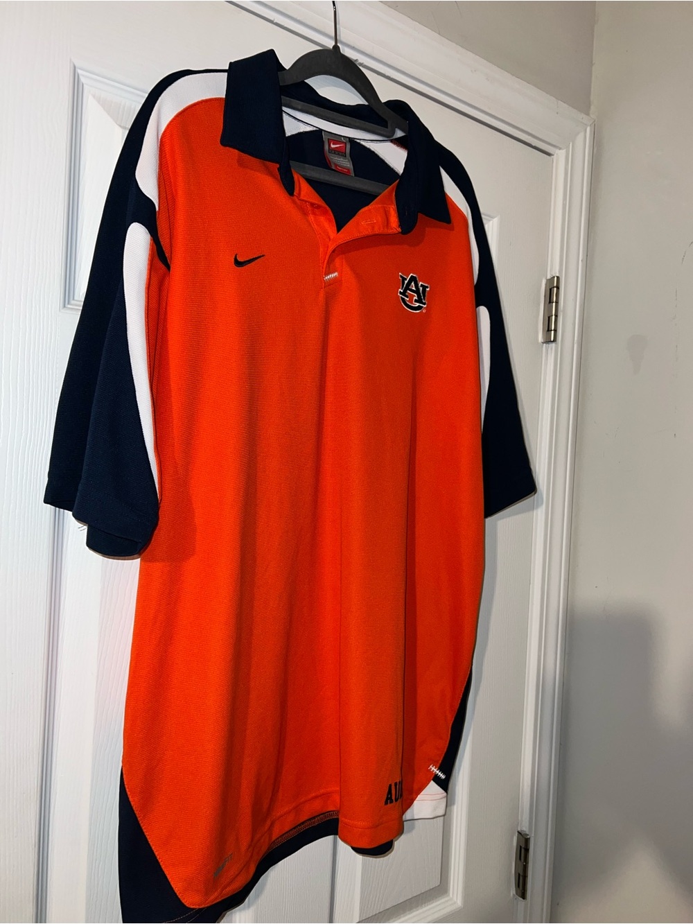 NIKE DRI-FIT Auburn University Tigers polo men’s size L - Picture 13 of 13